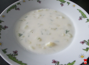 Mliečna zemiaková polievka
