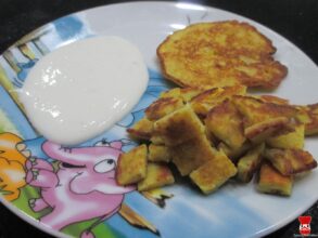 Banánové lievance s banánovou omáčkou