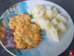 Cuketovo-karfiolové placky