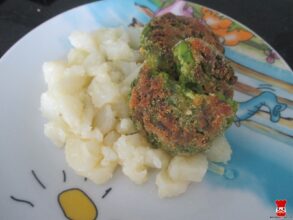 Hráškové fašírky