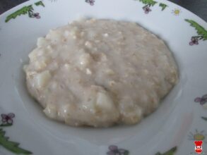 Ovsená kaša s hruškou