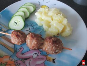 Pečené mäsové guľky