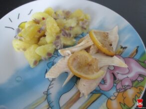 Pstruh na citrónoch