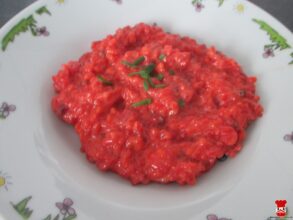 Krémové cviklové rizoto