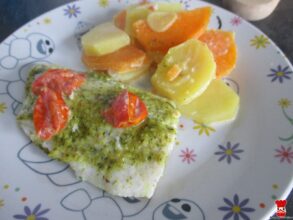 Zapekaný zubáč so sladkými zemiakmi